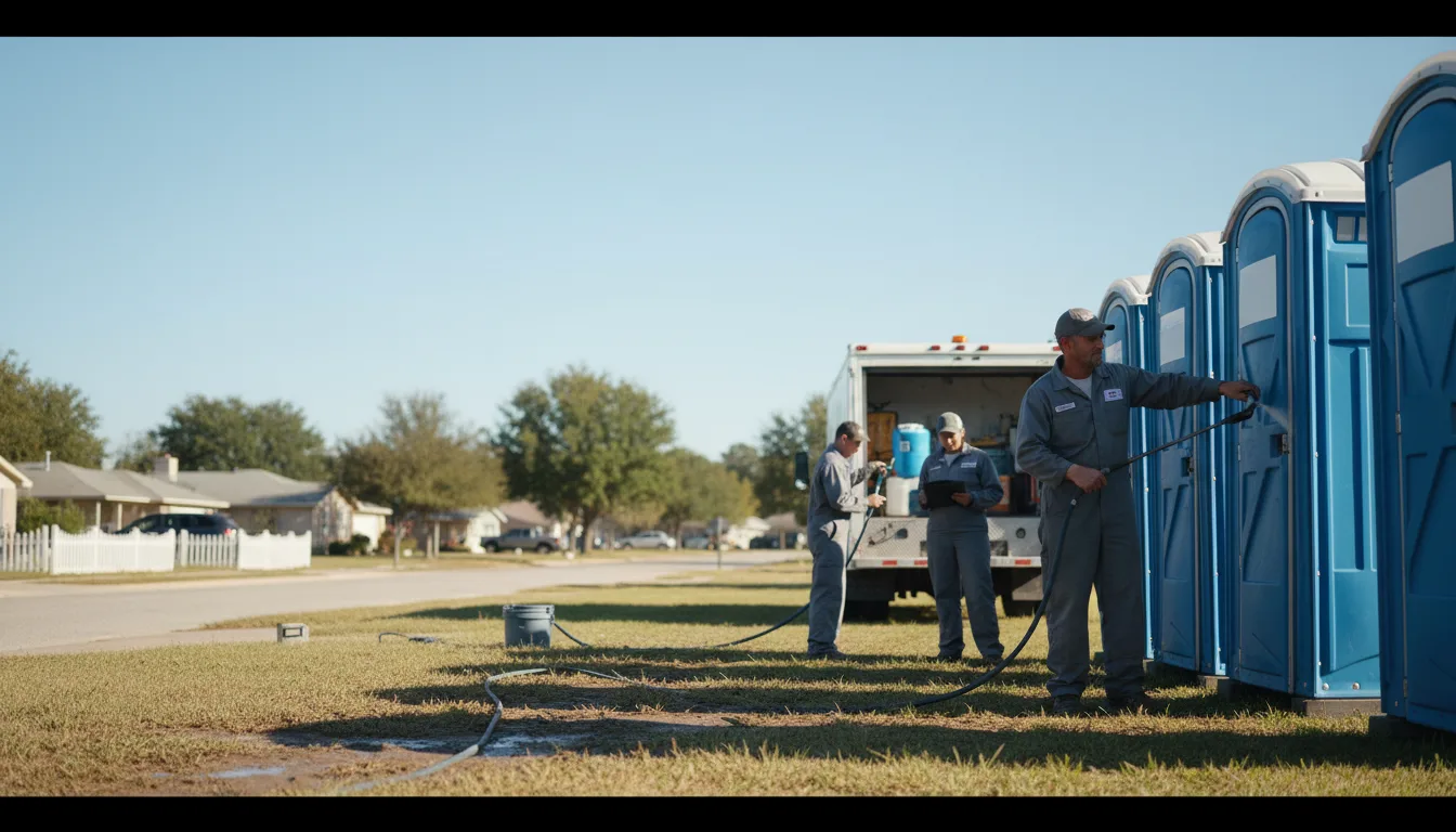 Long-Term Portable Toilet Rental in Green Pond, AL near me